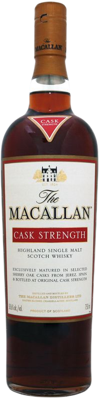 Macallan 10 Years Cask Strength Sherry Oak 58,6%